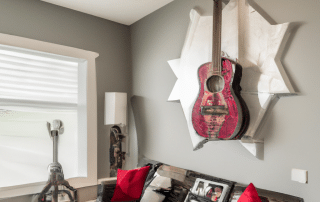 Metal Guitar Wall Art